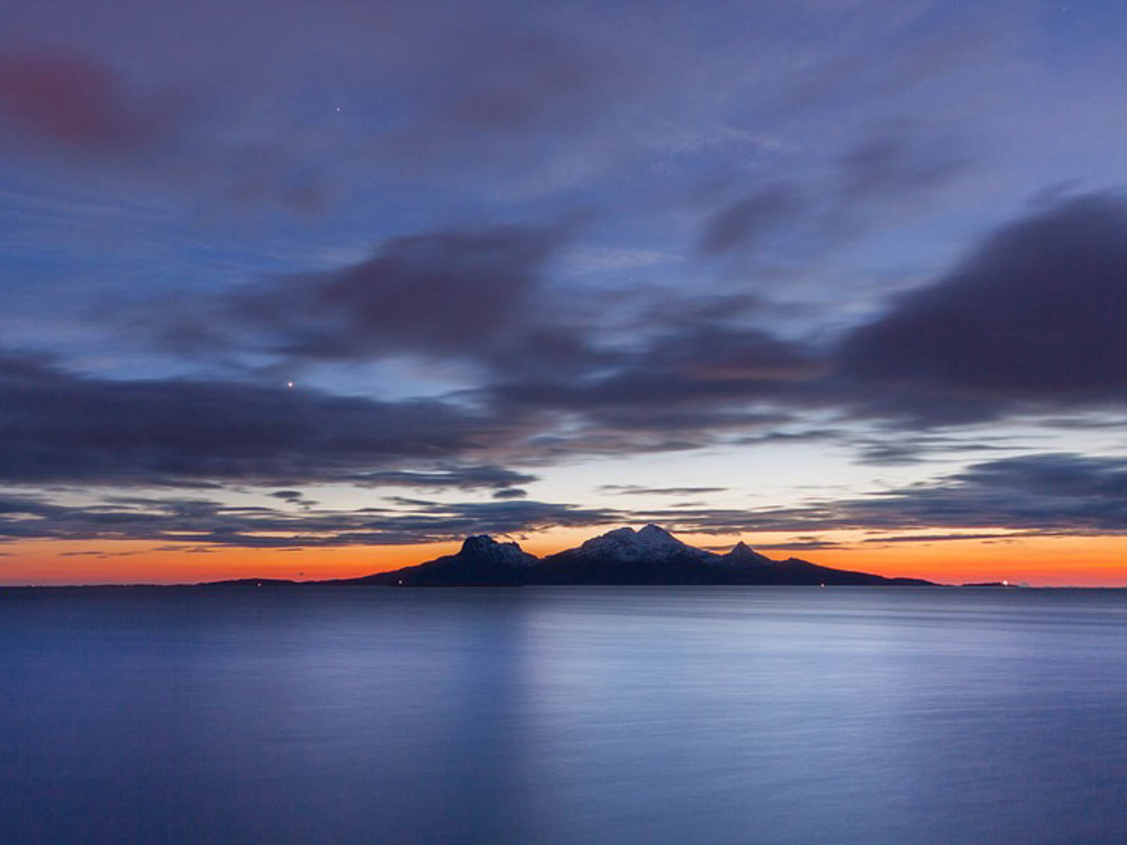 Landegode Bodø Norwegian Sunset Mountain Nordland - Batteriet